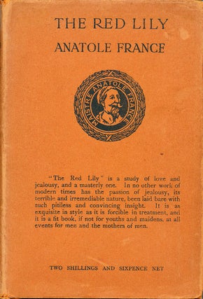 Item #2137 The Red Lily. Anatole France