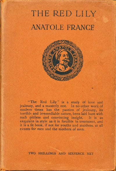 Item #2137 The Red Lily. Anatole France.