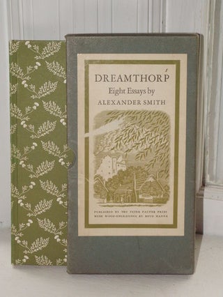 Item #3612 Dreamthrop Eight Essays By Alexander Smith. Alexander Smith