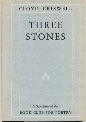Item #6923 Three Stones. Cloyd Criswell