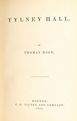 Item #8067 Tylney Hall. Thomas Hood