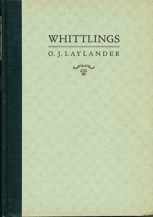 Item #8149 Whittlings. O. J. Laylander