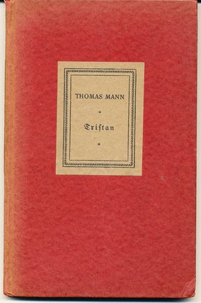Item #8292 Tristan. Thomas Mann