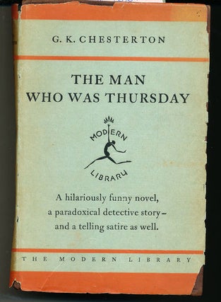 Item #8346 The Man Who Was Thursday. G. K. Chesterton