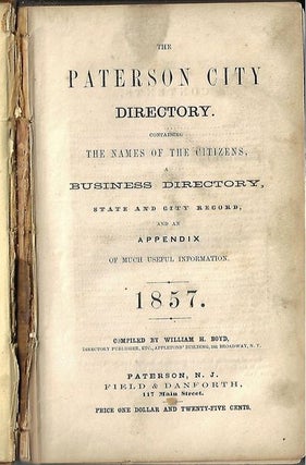 The Paterson City Directory